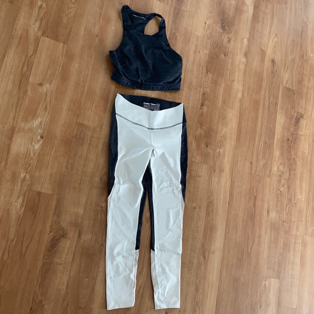 Outdoor voices tech sweat set size small